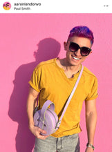 Load image into Gallery viewer, Doizpe-Asktasuna-lavender-bag-crossbody-clutch-cactusleather-mexicocity-madeinmexico-womensbags-mensbags-nyc