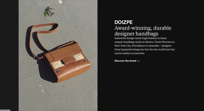 DOIZPE Award-winning, durable designer handbags