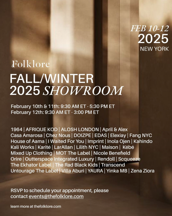 NY Fashion Week Showroom - Fall/Winter 2025